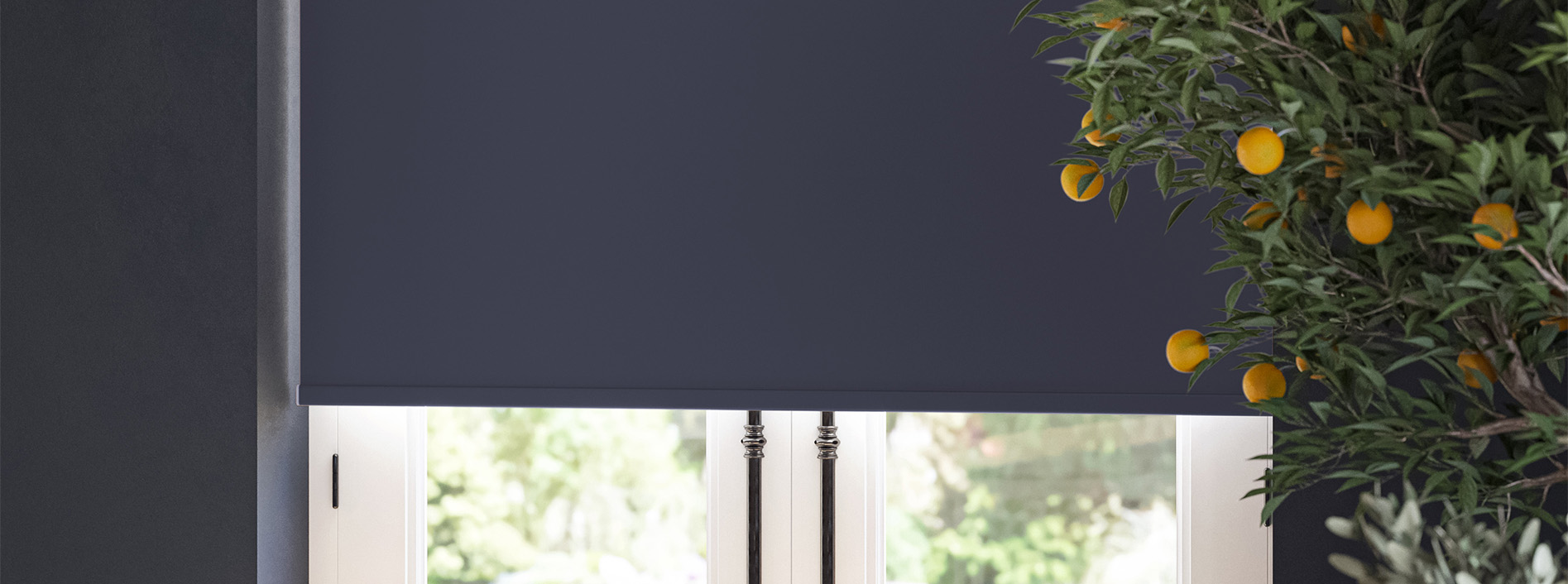 Trinity (Blackout), Navy - Roller Blind - Image 5